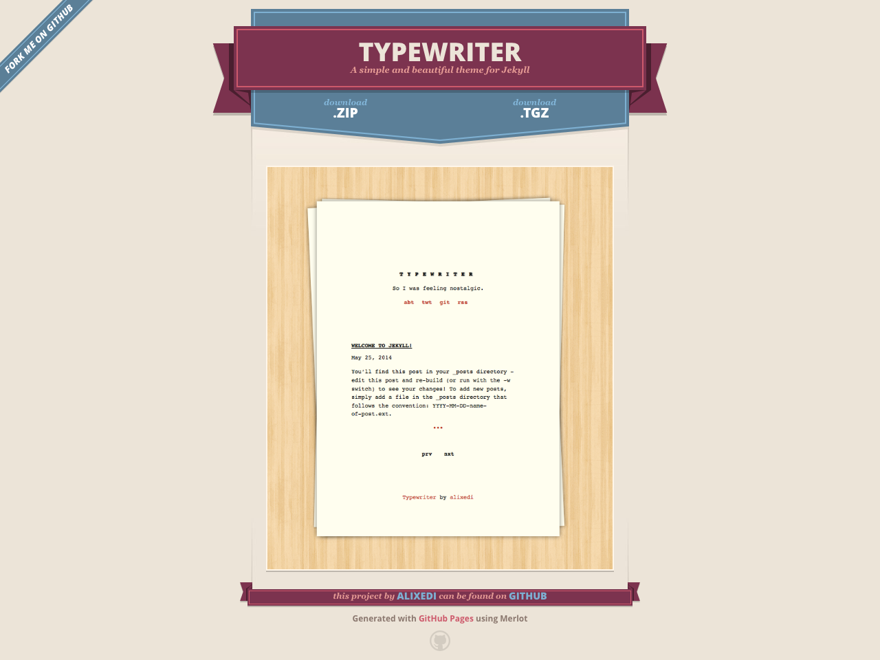 Typewriter screenshot