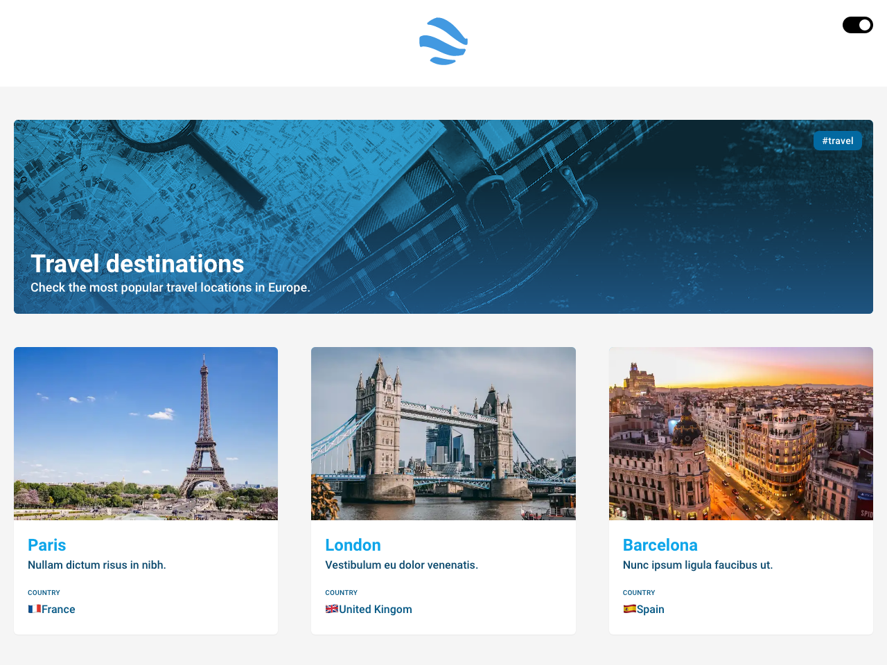 Airtable listing theme for Gatsby screenshot
