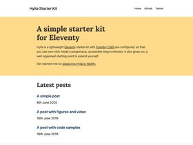 Eleventy Hylia Forestry screenshot