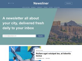 Newsliner Gatsby + Ghost Starter screenshot