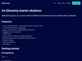 Skeleventy screenshot