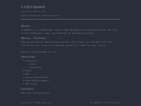Lightspeed screenshot