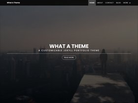 What A Theme screenshot