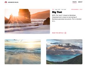 Gatsby Advanced Starter screenshot