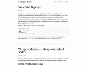 whiteglass screenshot